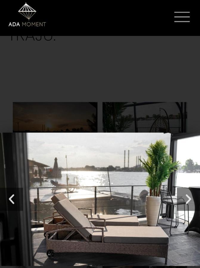 Ada Moment Splav- Kuca Na Reci Beograd- Floating House On Sava River ,Belgrado Buitenkant foto